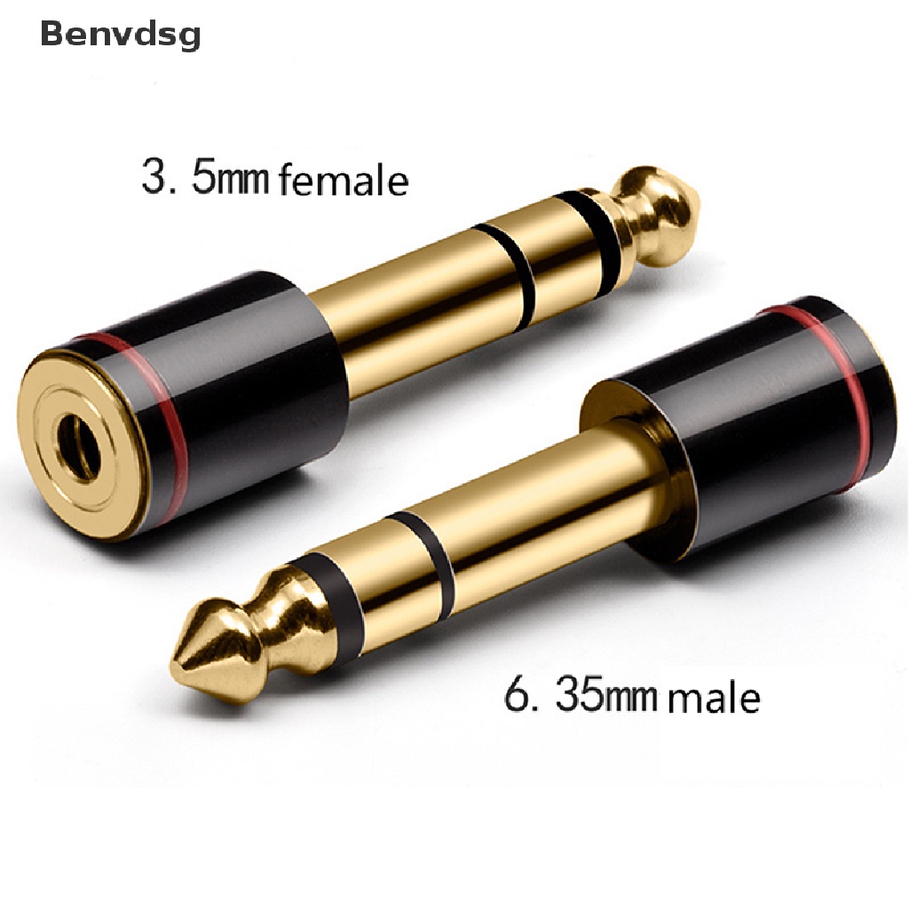 Dây Cáp Chuyển Đổi Cổng Cắm 6.35mm 1 / 4 Sang Cổng Cắm 3.5mm 1 / 8 Chuyên Dụng Cho Tai Nghe Aux