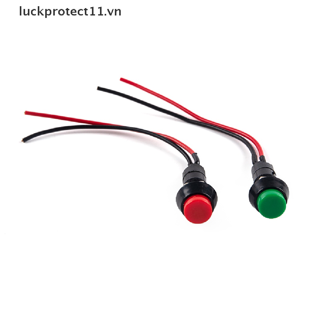 Nút Công Tắc Nhỏ Màu Xanh Lá / Đỏ Cho Xe Hơi 3C * 3C