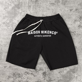 Quần short Mikenco unisex Polyester co dãn, thoáng mát 3 màu