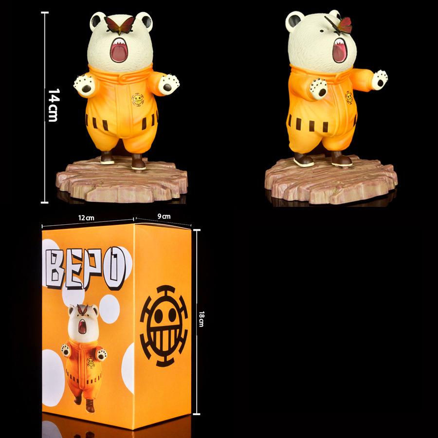 Mô Hình Bepo Nghịch NGợm Siêu Dễ Thương Cao 14cm - Mô Hình One Piece