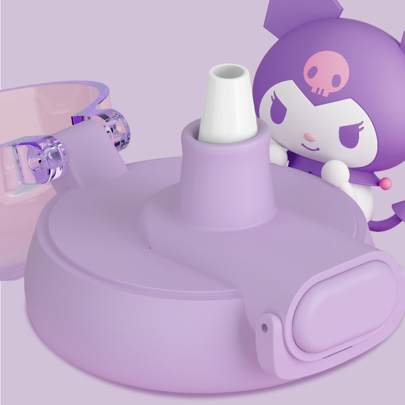⚡CÒN HÀNG⚡   Nước Có ống Hút Sanrio 600ml Kuromi Melody Cinnamoroll Hoạt Hình Dễ Thương   Nước Thể Thao Quà Tặng   Nước Di động Cho Trẻ Em