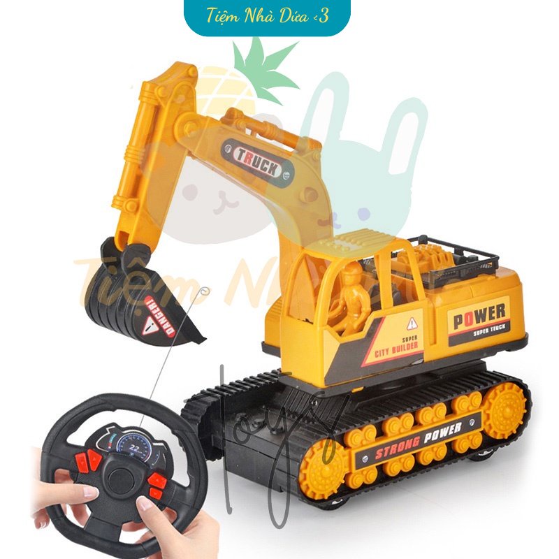 Máy Xúc Điều Khiển Từ Xa, Đồ Chơi Xe Điều Khiển, Ô Tô Điều Khiển Của Tiệm Nhà Dứa