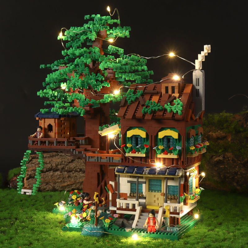Bộ Đồ Chơi Lắp Ráp Mô Hình Nhà Cây Độc Đáo Cho Bé
