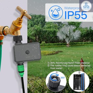 Intelligent Tuya APP BT Water Timer Rain Delay Programmable Irrigation Timer with Automatic and Manual Watering Hub Required Compatible with  B130