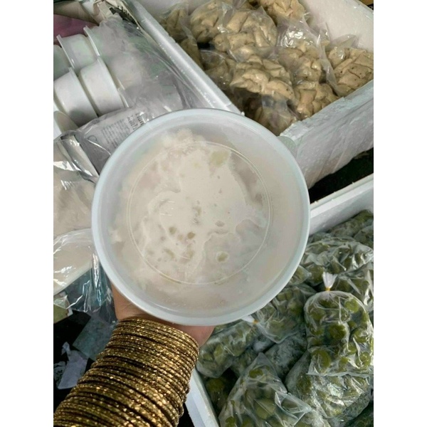 Hộp 500gr KEM NHÃN TƯƠI