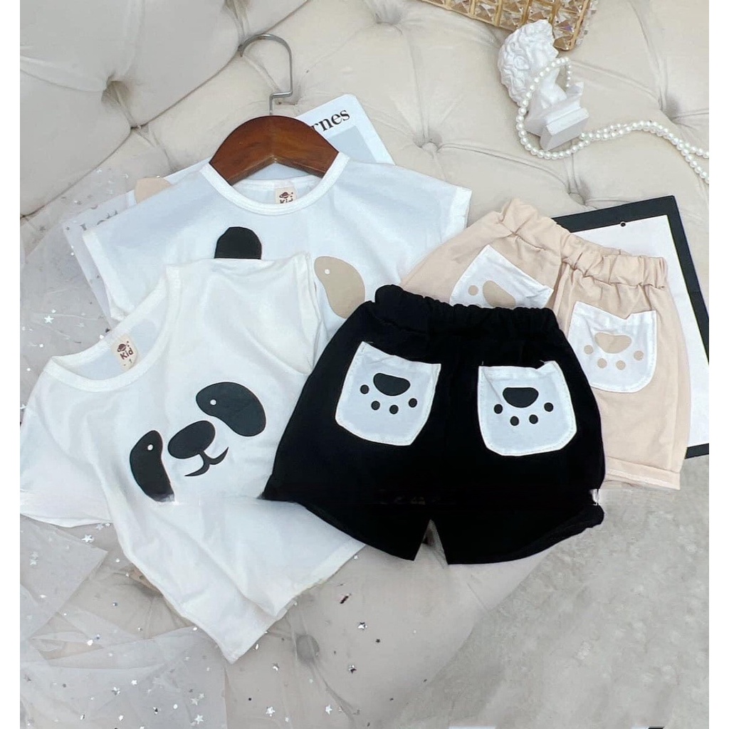 SET BỘ GẤU TRÚC PANDA DỄ THƯƠNG CHO BÉ TRAI BÉ GÁI