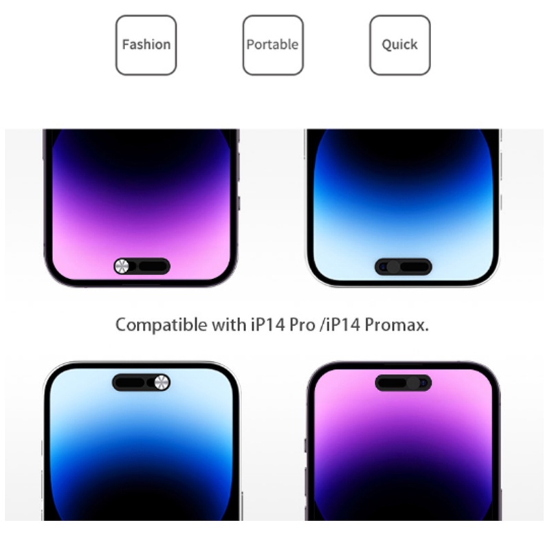 Nắp Bảo Vệ Camera Trước Điện Thoại Di Động Cho Iphone 14pro / Max