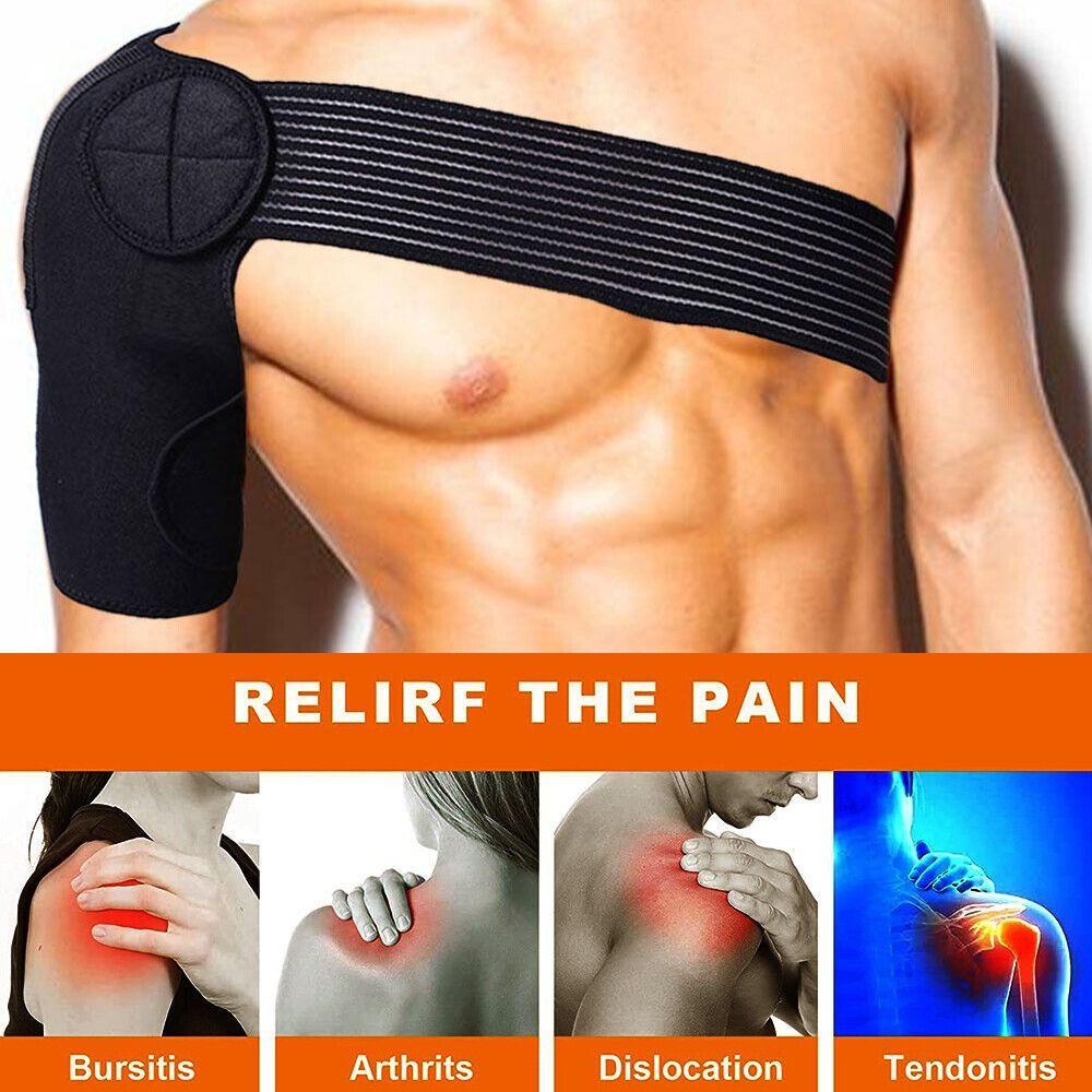 DIACHAVN Đai Quấn Vai Màu Đen Hỗ Trợ Giảm Đau Khi Tập Gym / Thể Thao