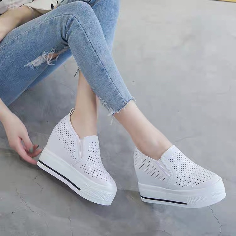 Giày nữ đế độn cao cấp 10cm