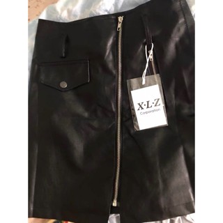 [ORDER] Váy da dây kéo cá tính Ulzzang