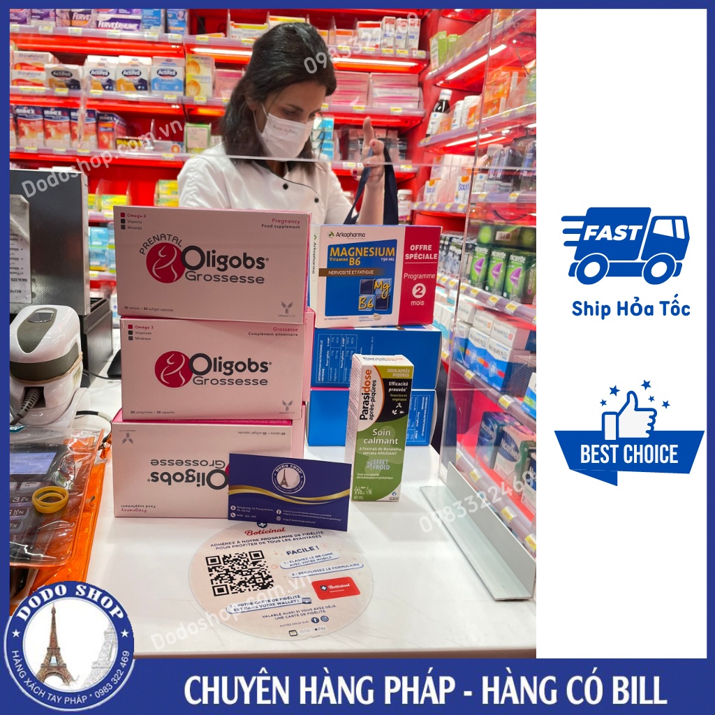 Viên uống bổ sung cho bà bầu Oligobs Grossesse của Pháp_Dodoshop.com.vn