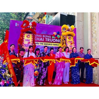 Vải cắt băng khai trương khánh thành 9 BẢN