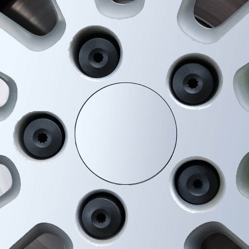 Set 20 Nắp Đậy Đai Ốc Bánh Xe Hơi Volkswagen Chống Bụi Bẩn Kèm Dụng Cụ Tháo Gỡ