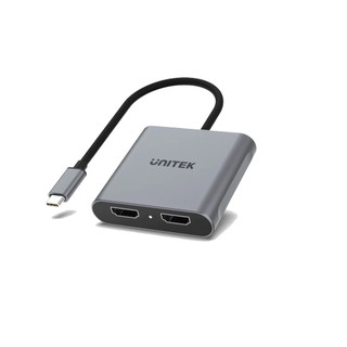 Cáp chuyển đổi tín hiệu từ cổng type-c ra cổng hdmi 2.0 4k v1404b unitek - ra hai màn hình 4k 60hz