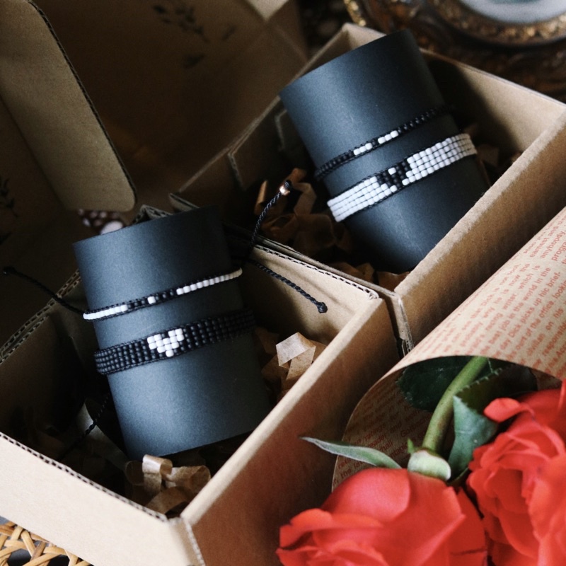 Vòng Tay TX's Handmade Couple, Cặp đôi/ Valentine/ cườm Nhật Miyuki - Valentine collection