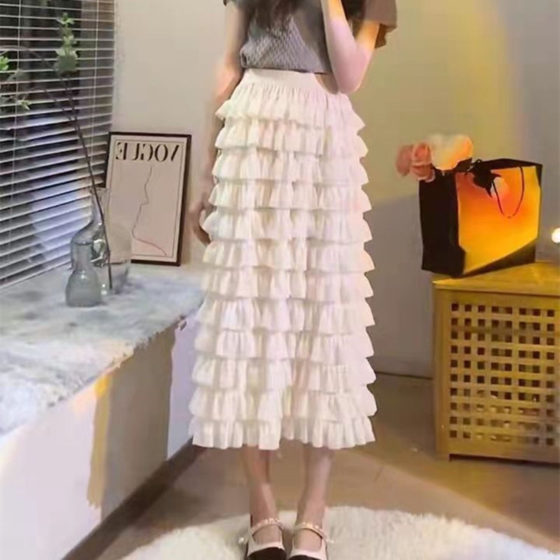 Chân Váy Voan Tầng Dáng Dài Thời Trang Nữ Tính
