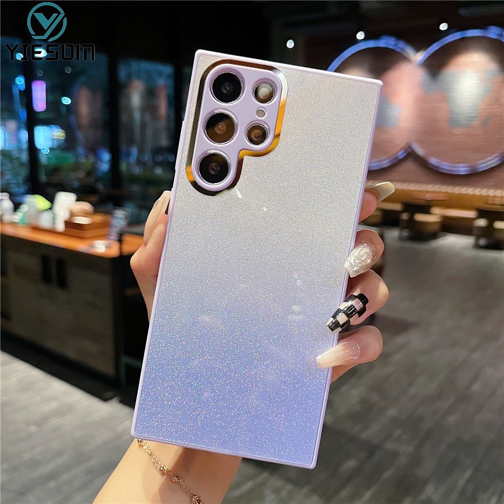 Ốp Điện Thoại Màu Cầu Vồng Sang Trọng Chống Sốc Cho Samsung Galaxy S21 S20 Ultra S21 FE S20 Plus