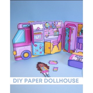 Ngôi nhà búp bê bằng giấy doll house