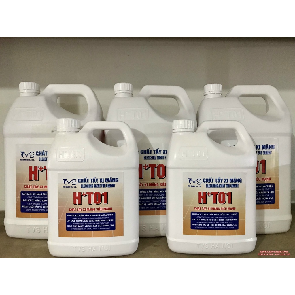 Chất tẩy xi măng cực mạnh HT01 - Can 5L