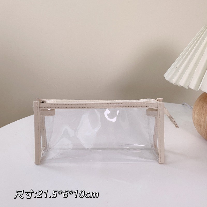 Túi Đựng Bút Trong Suốt Họa Tiết Hoạt Hình Sáng Tạo Dễ Thương