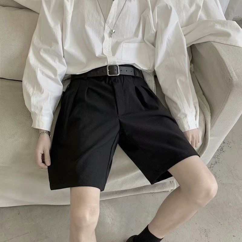 Quần Short Đồng Phục Dáng Suông Ống Rộng Phong Cách Thời Trang Đường Phố 2023 Cho Nam Giới