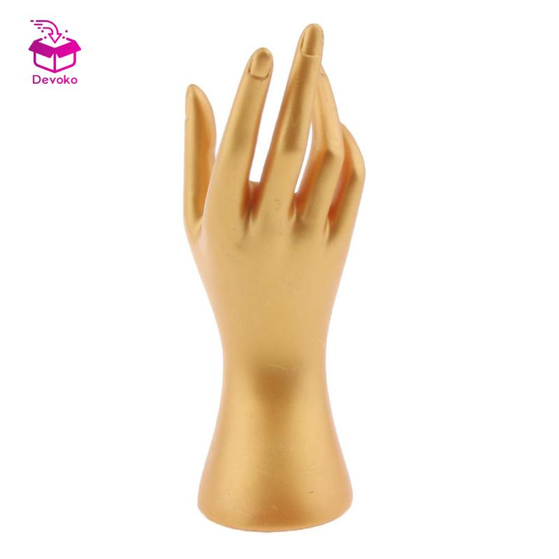 Bàn tay ma-nơ-canh nữ Devoko để trưng bày đồng hồ vòng đeo tay nhẫn tiện lợi cho trung tâm mua sắm cửa hàng gia đình
