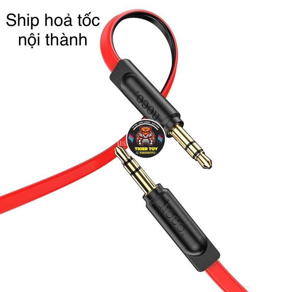 Dây AUX Kết Nối Loa 2 đầu 3.5mm loại xịn chính hãng giúp kết nối âm thanh với Loa, máy tính, điện thoại