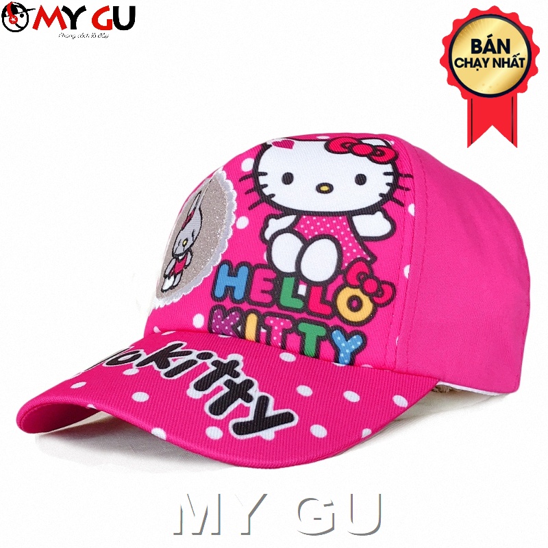 Nón bé gái dễ thương từ 2 tuổi đến 8 tuổi