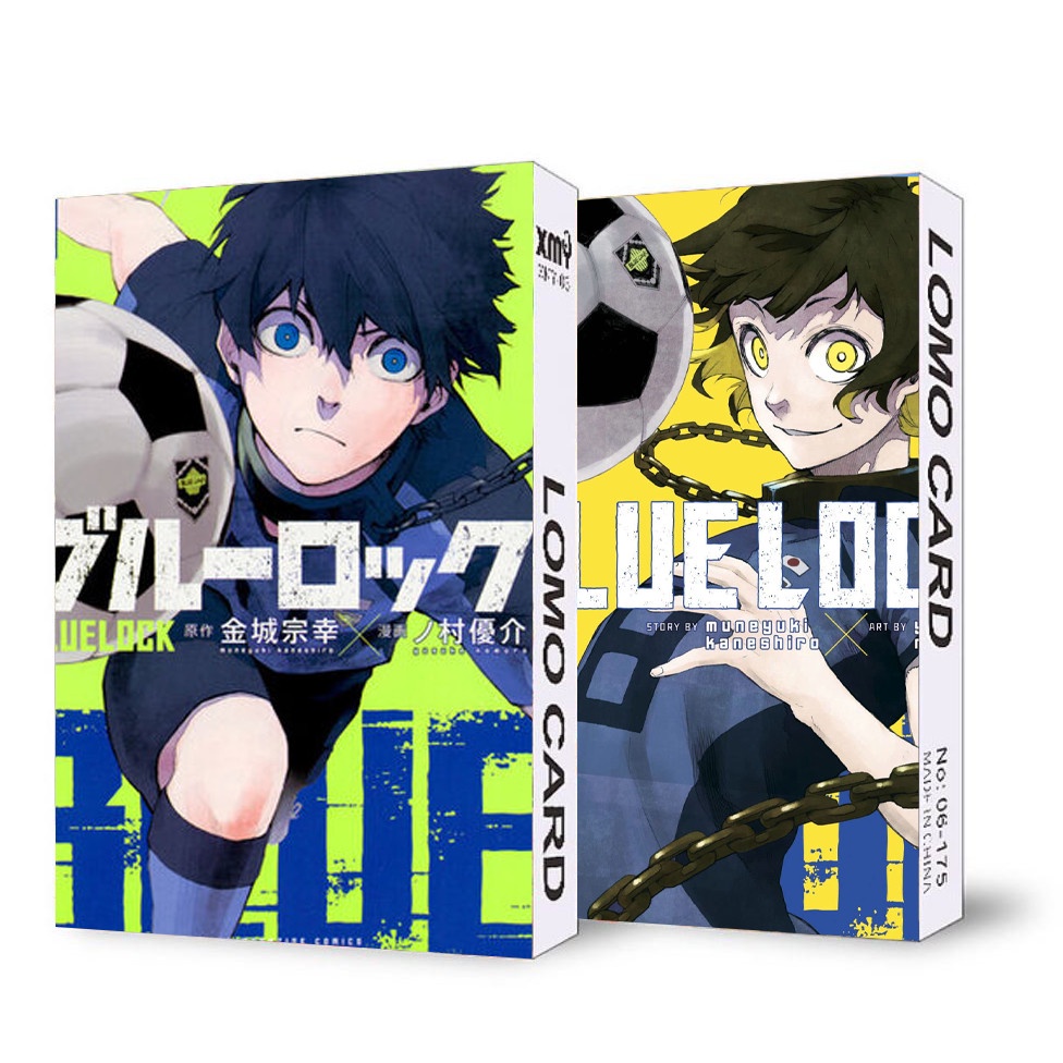 Hộp ảnh lomo in hình nhân vật  BLUE LOCK manga nhiều mẫu thẻ card anime chibi 30 tấm sưu tầm
