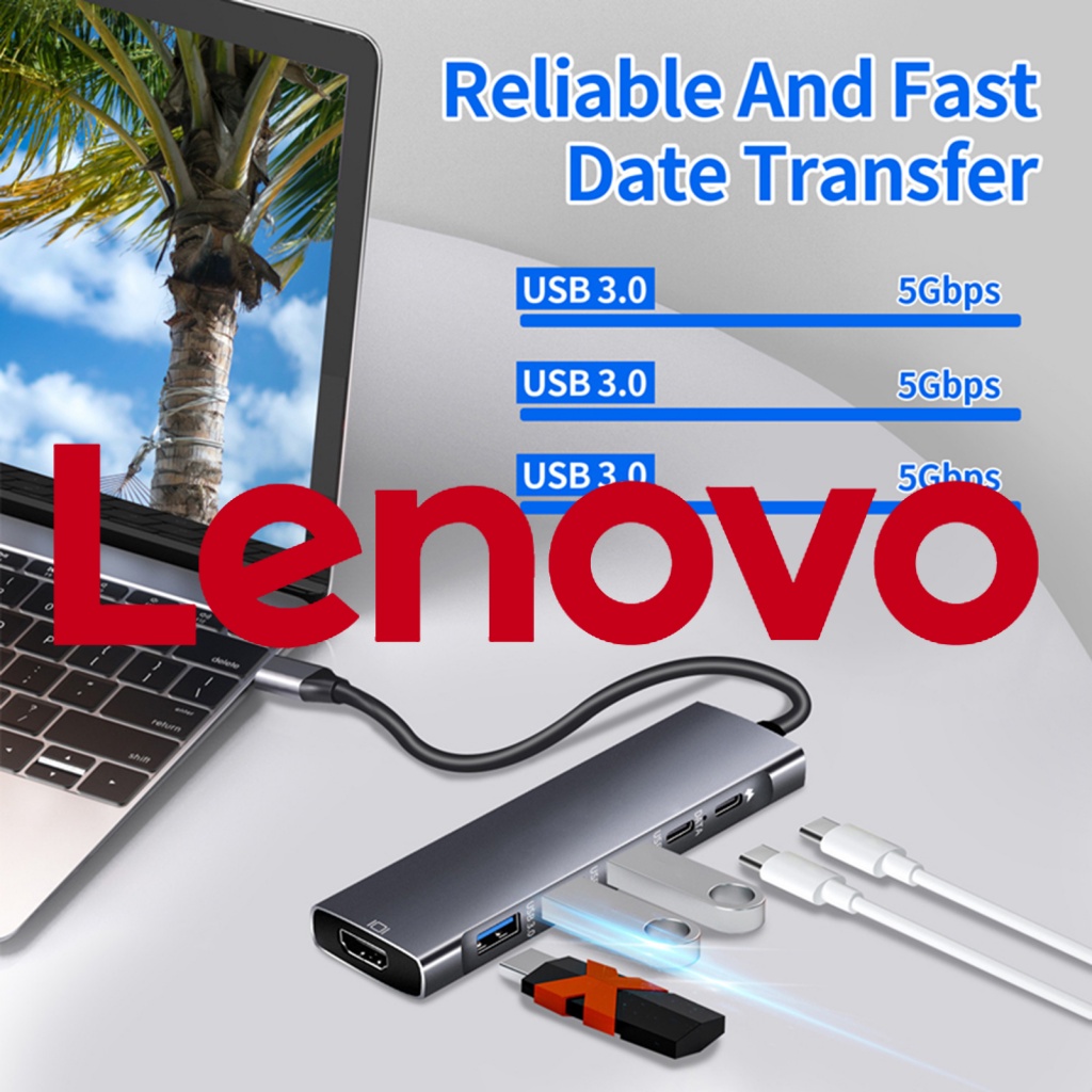 Trạm Sạc Nhanh PD Chuyển Đổi Cổng Type-C Sang HDMI 4K USB3.0 9 Trong 1 Cho Văn Phòng