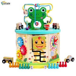 [Szlinyou1] Khối hoạt động Giáo dục Hạt gỗ Đồ chơi phân loại hình mê cung