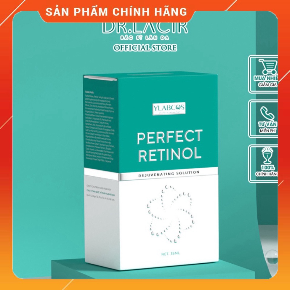 Kem trẻ hóa, và serum tươi mới Retinol Dr.lacir DR67