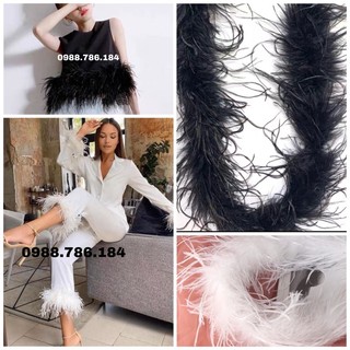 Lông vũ tự nhiên thời trang cao cấp,dây dài tầm 2m