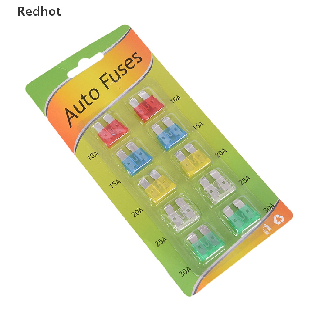 Bộ Cầu Chì Bằng Hợp Kim Kẽm 10-30A Cho Xe Hơi