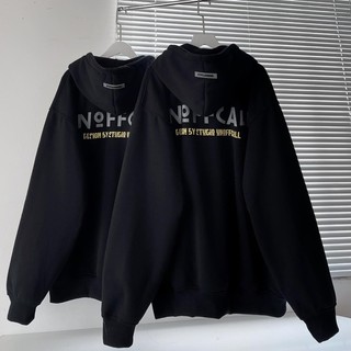 Áo khoác nỉ uno đen Unisex