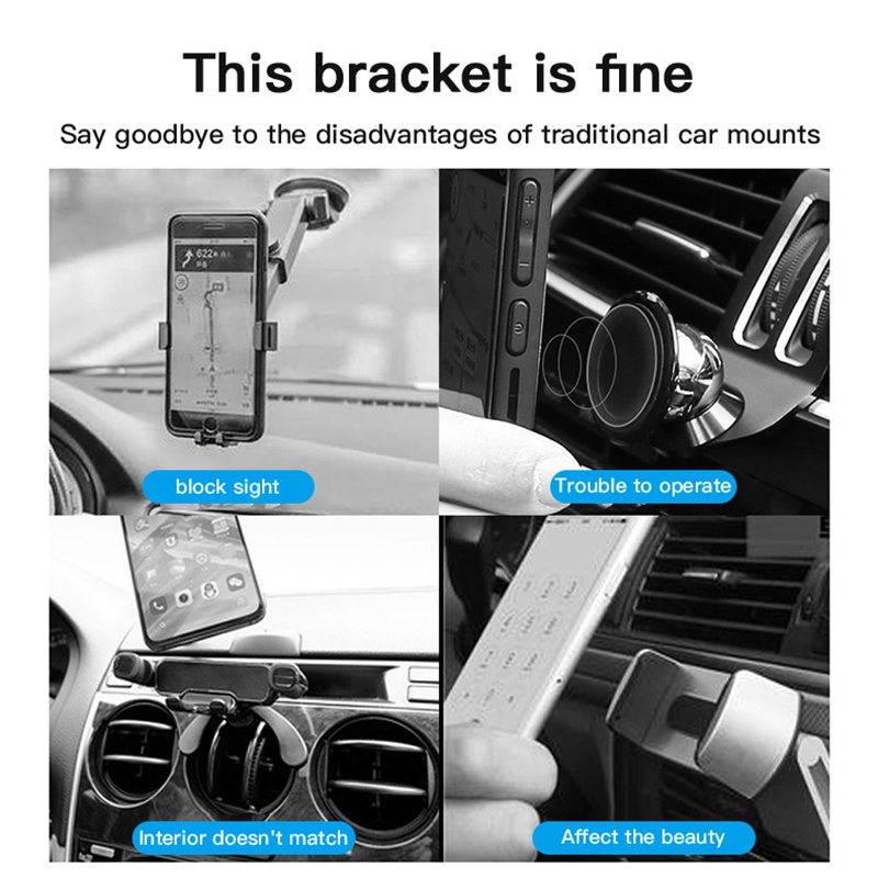 Giá Đỡ Điện Thoại Di Động Trên Xe Hơi Hàng Mới