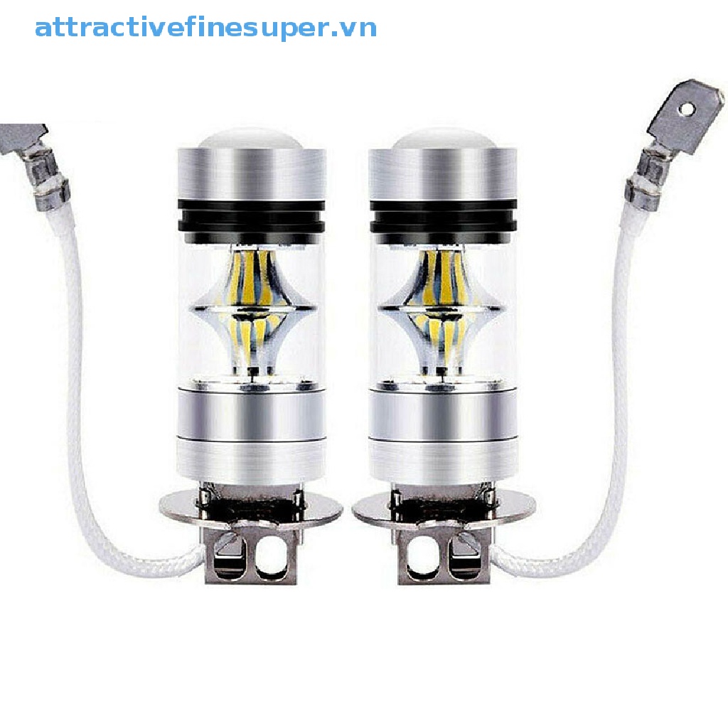 Đèn Pha Chống Sương Mù 100W H3 12 / 24V Cho Xe Hơi