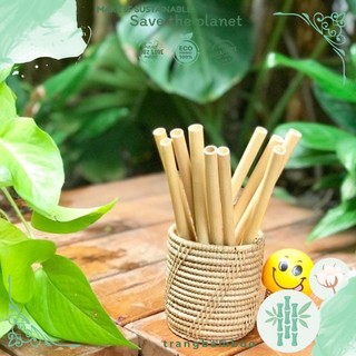 Ống hút tre thân thiện với môi trường (Nhiều size) Ống hút tre xuất khẩu, Bamboo Straws, The handicrafts, Cọ rửa xơ dừa,