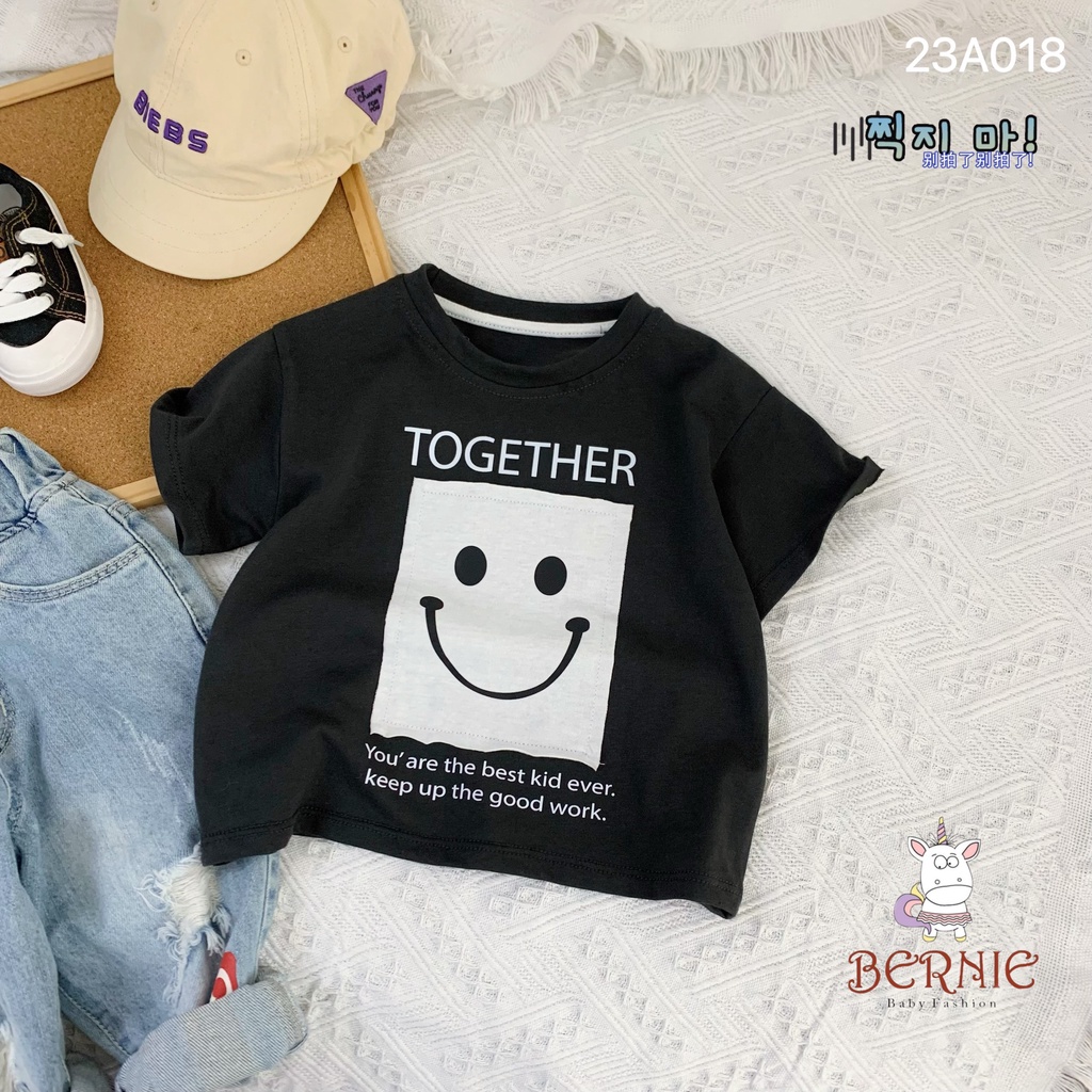 Áo phông mặt cười together Bernie cho bé trai
