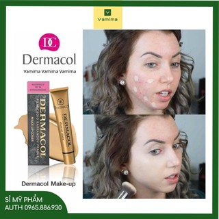 Kem nền che khuyết điểm dermacol make up cover 30g che xăm chống nước chống trôi mẫu mới 2022 nhập khẩu chính hãng