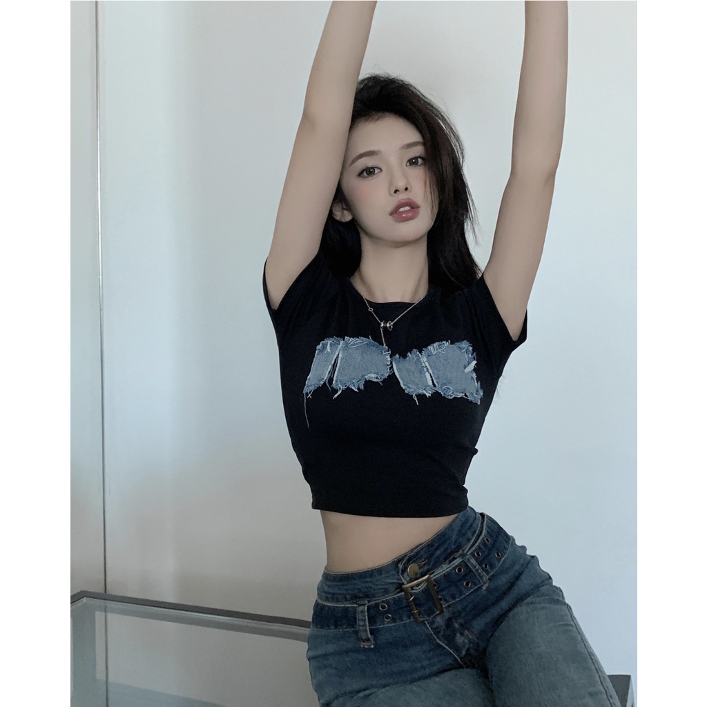 Áo Thun Tay Ngắn Thời Trang Cho Nữ