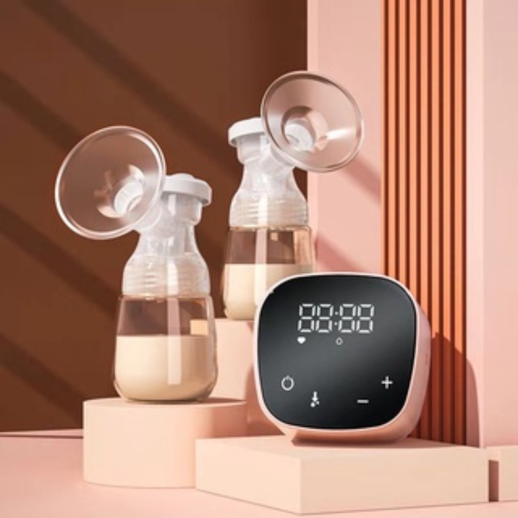 Máy hút sữa điện đôi không đau 5 chức năng, 9 cấp hút nhẹ nhàng S104