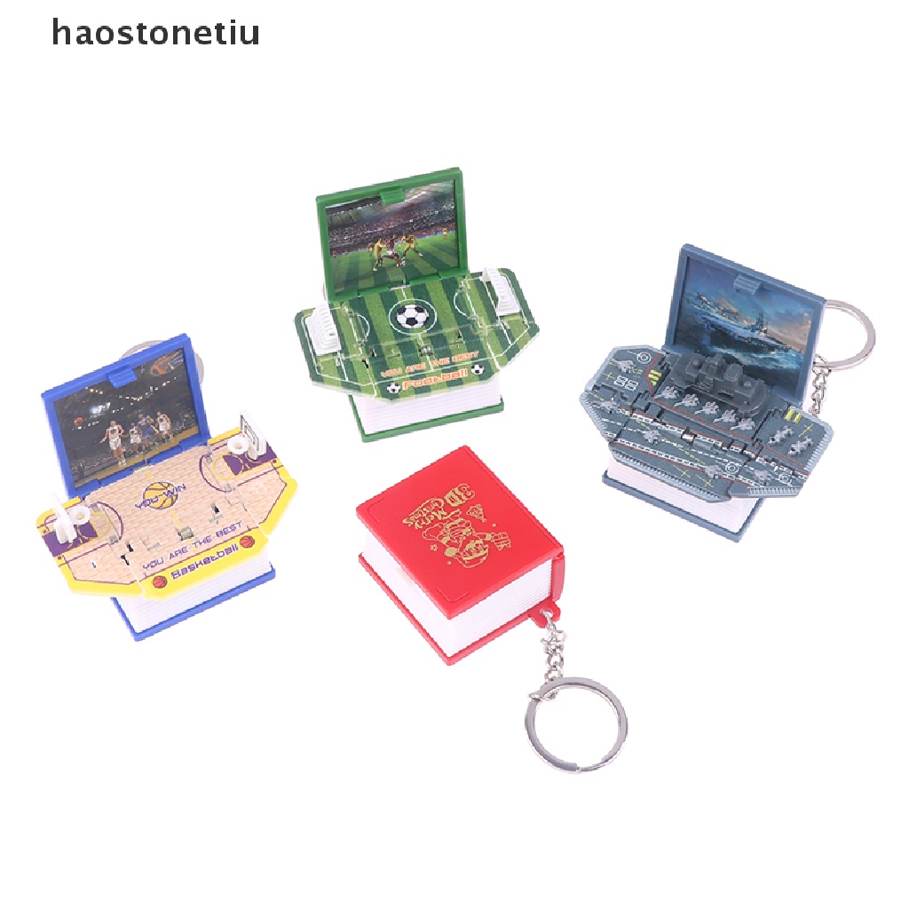 Móc Khóa Hình Quyển Sách / Khủng Long / Phi Hành Gia Mini 3D Dễ Thương Cho Bé