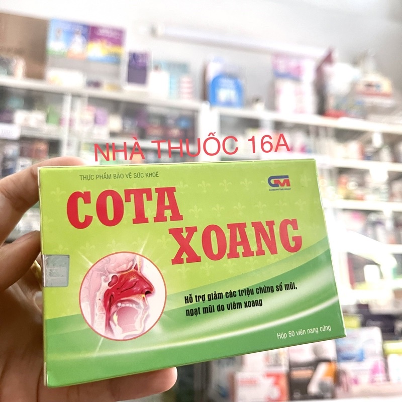 COTA XOANG - HỖ TRỢ GIẢM CÁC TRIỆU CHỨNG XOANG, ĐAU ĐẦU