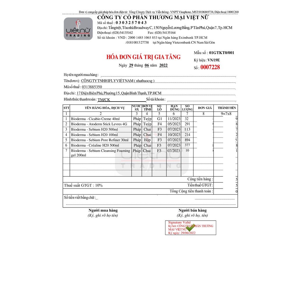 Nước tẩy trang Bio 500ML