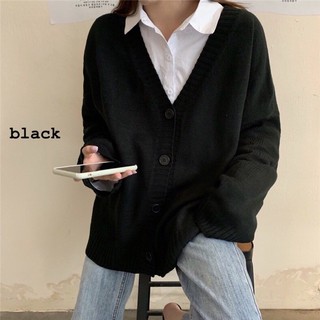 [ ORDER ] Cardigan Trơn Basic 4 Cúc ( Có ảnh thật )