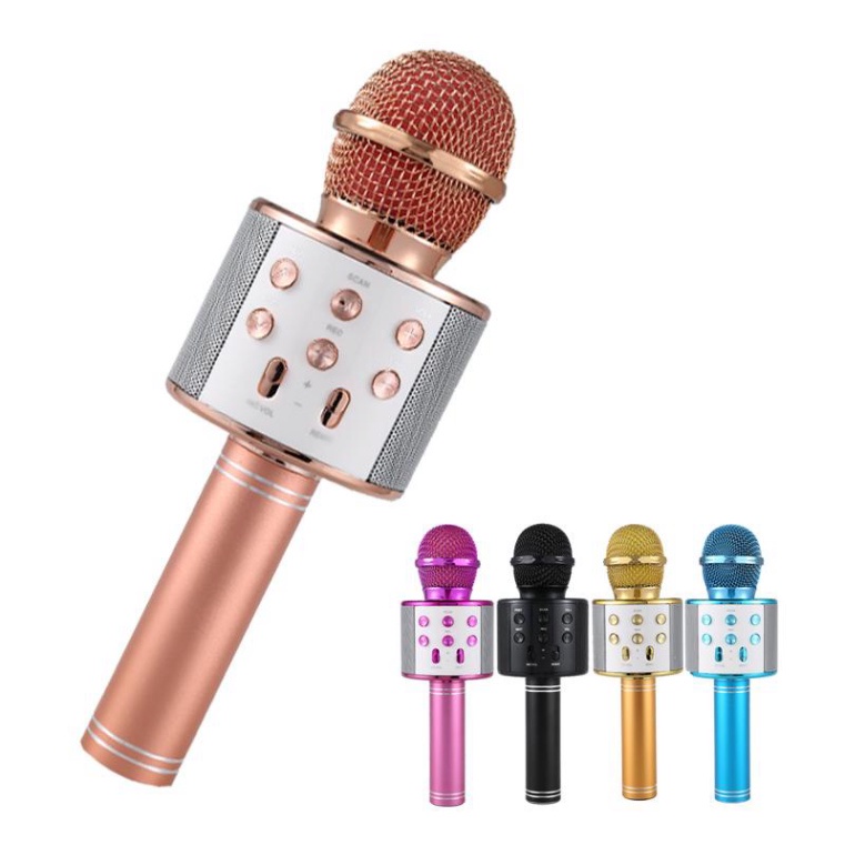 Mic Hát Karaoke Cầm Tay Không Dây - Micro Karaoke Bluetooth Bảo Hành 12 Tháng | BigBuy360 - bigbuy360.vn