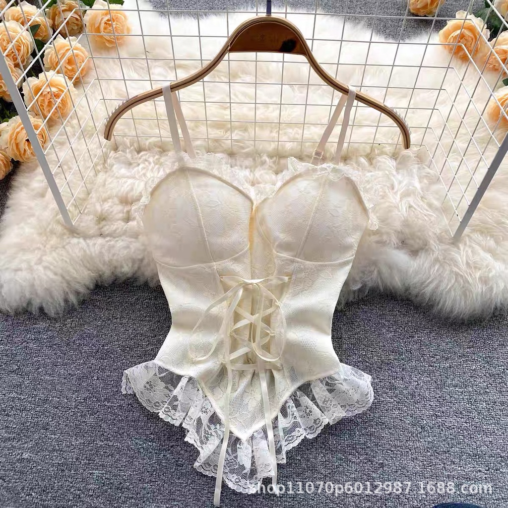 Áo Bra 2 dây viền ren sexy cực xinh có mút ngực Bra11 | BigBuy360 - bigbuy360.vn