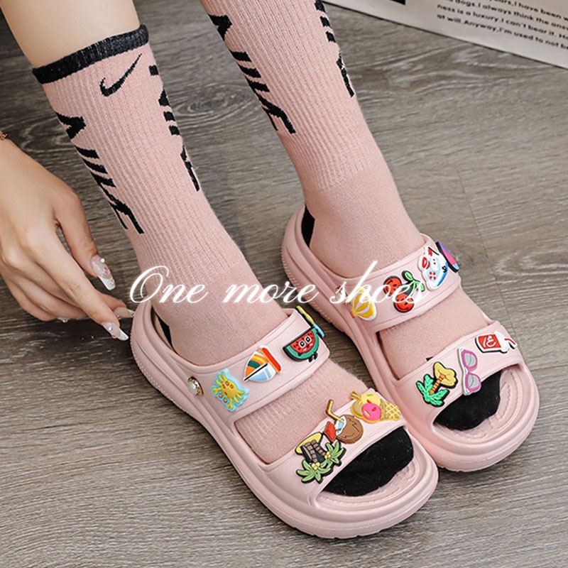 Xăng đan Đế Dày Thời Trang Đi Biển Phong Cách Hàn Quốc Cho Nữ