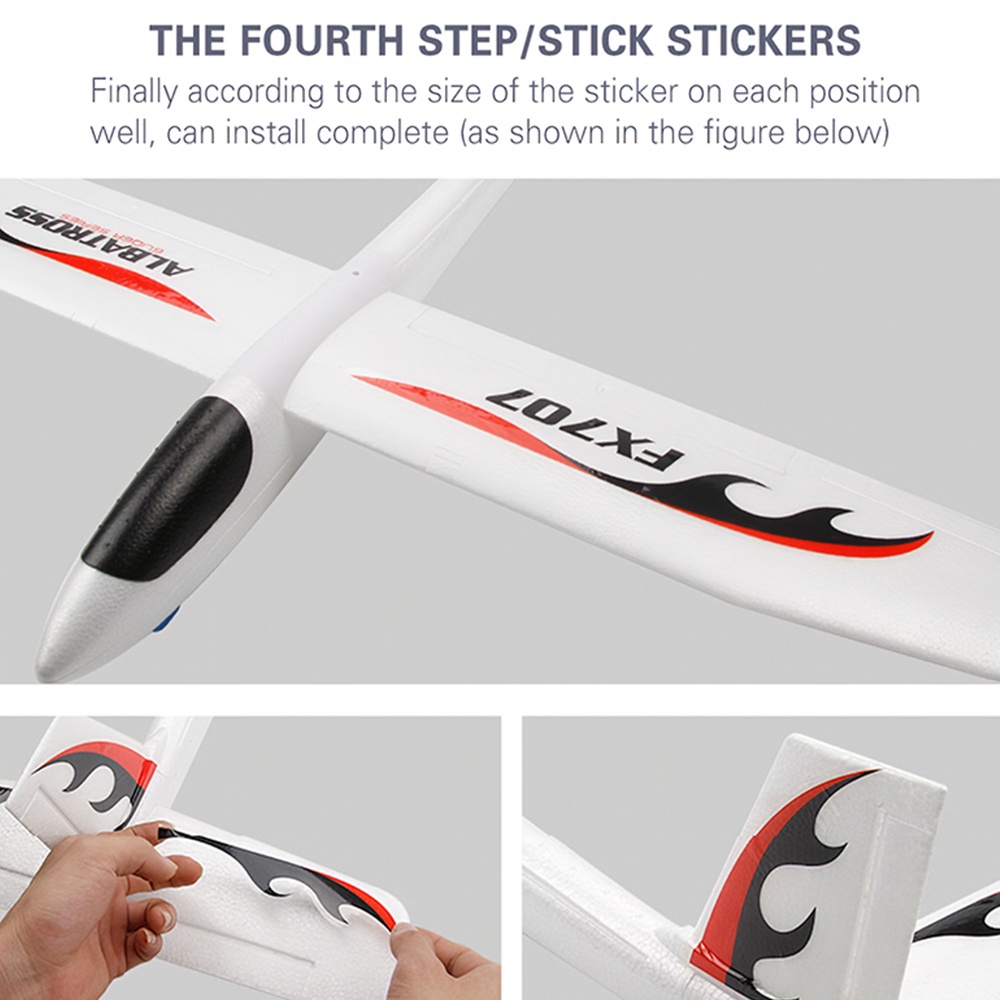 Mô Hình Máy Bay Đồ Chơi FX707S Bằng Xốp Mềm DIY Cho Bé